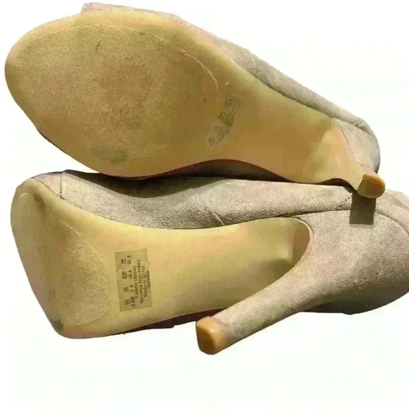 🟣Fergalicous by Fergie Peep Toe Boots 9.5 - Picture 7 of 10